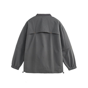 Contrast Color 3 - in - 1 Functional Sweater - MRC STORESweaters & HoodiesMRC StoreGray jacket on a white backgroundMRC STORECJWY231570404DWGray2XL
