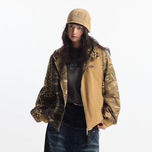 Camouflage Hooded Denim Jacket – Patchwork - MRC STORESweaters & HoodiesMRC STORECamouflage Hooded Denim Jacket - Stylish and Bold Contrast Patchwork - MRC STOREMRC STORECJXZ226525802BYKhakiL