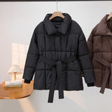 Mid - Length Down Jacket - MRC STORETopMRC STOREFashion Women's Down Jacket Mid Length - Loose Fit for European and American Style - MRC STOREMRC STORECJJK216229610JQBlackL