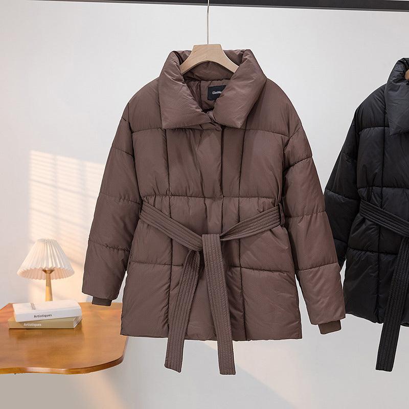 Mid - Length Down Jacket - MRC STORETopMRC STOREFashion Women's Down Jacket Mid Length - Loose Fit for European and American Style - MRC STOREMRC STORECJJK216229602BYBrownL