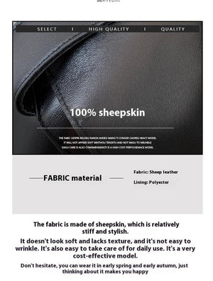 Genuine Sheepskin Leather Short Jacket - MRC STORETopMRC STOREElegant Women's Genuine Leather Jacket - Sheepskin jacket Short for Stylish Commutes - MRC STOREMRC STORECJYD216257909IRGreenL