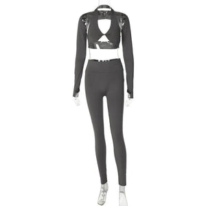 Long Sleeve Shawl Trousers Three - Piece Set - MRC STORETopMRC StoreLong Sleeve Shawl Trousers Three - Piece Set - MRC STOREMRC STORECJLS210958506FUBlackL
