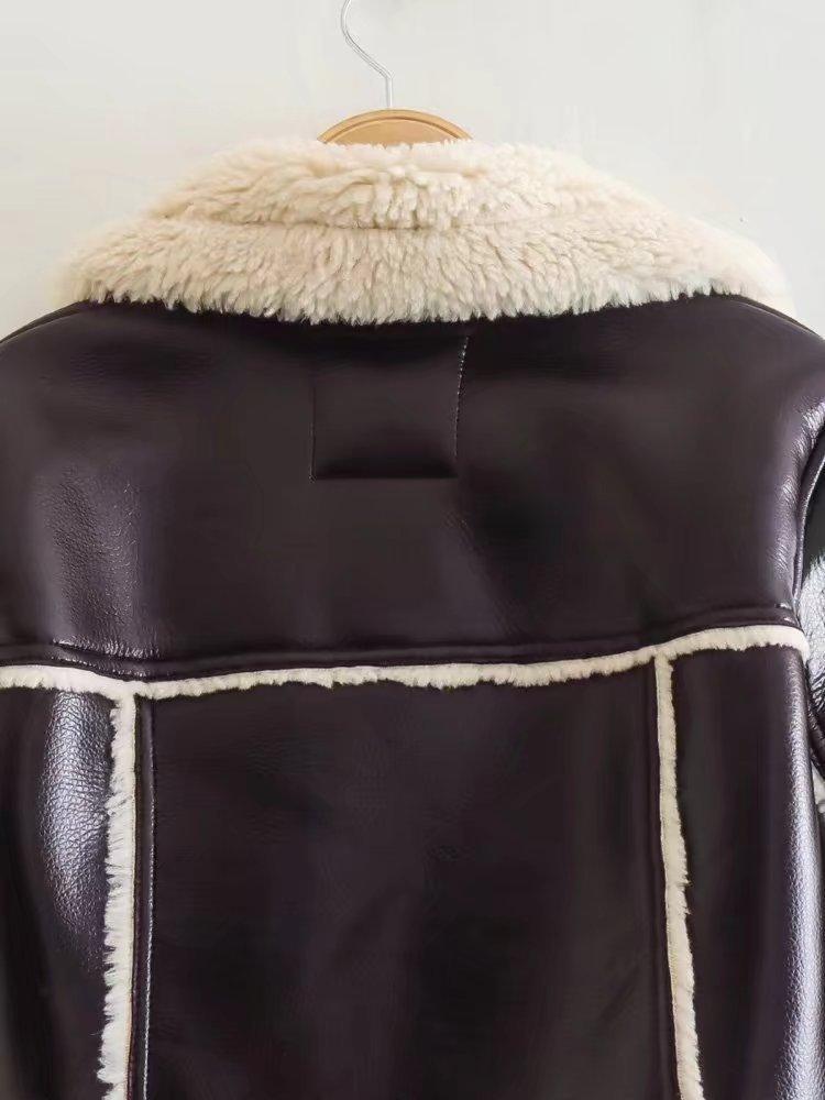 Short Lapel Slim Jacket – Elegant Long Sleeve Fur Coat - MRC STORETopMRC STOREShort Lapel Slim Jacket – Elegant Long Sleeve Fur Coat - MRC STOREMRC STORECJZP165061404DWBlackL