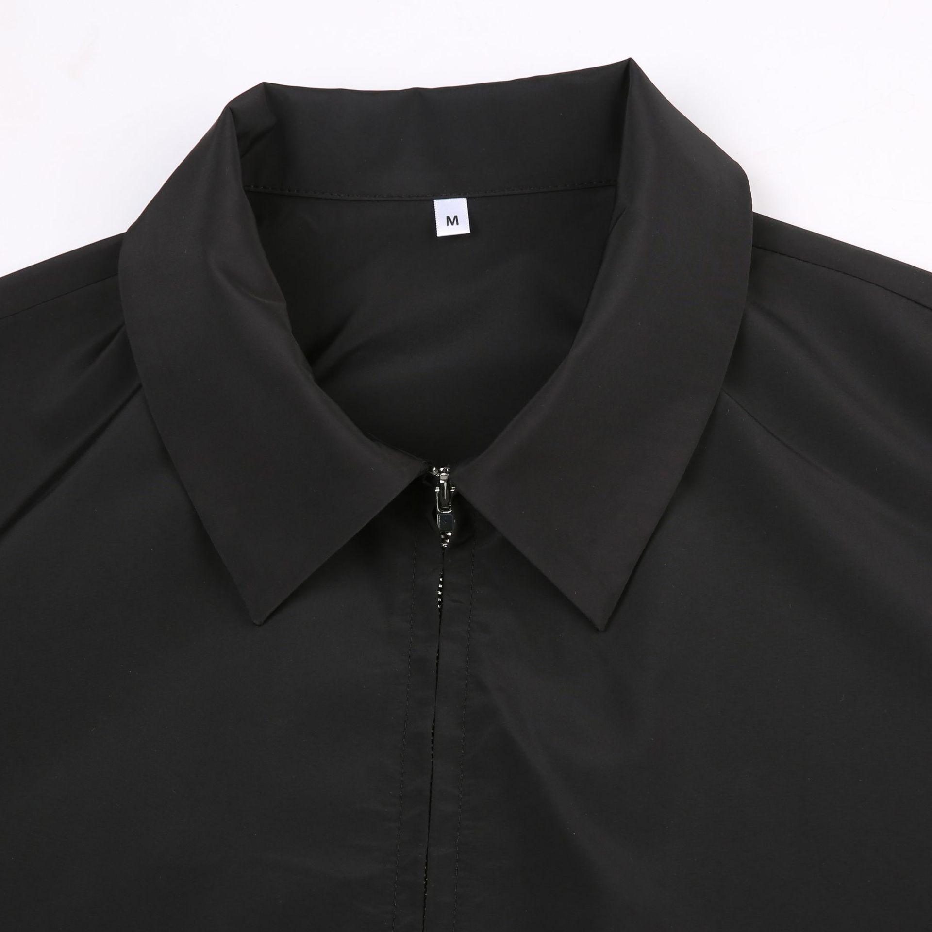 Solid Color Loose Casual Thin Coat - MRC STORETopMRC STORESolid Color Loose Thin Turn - down Collar Casual Coat - MRC STOREMRC STORECJYD179686603CXBlackL