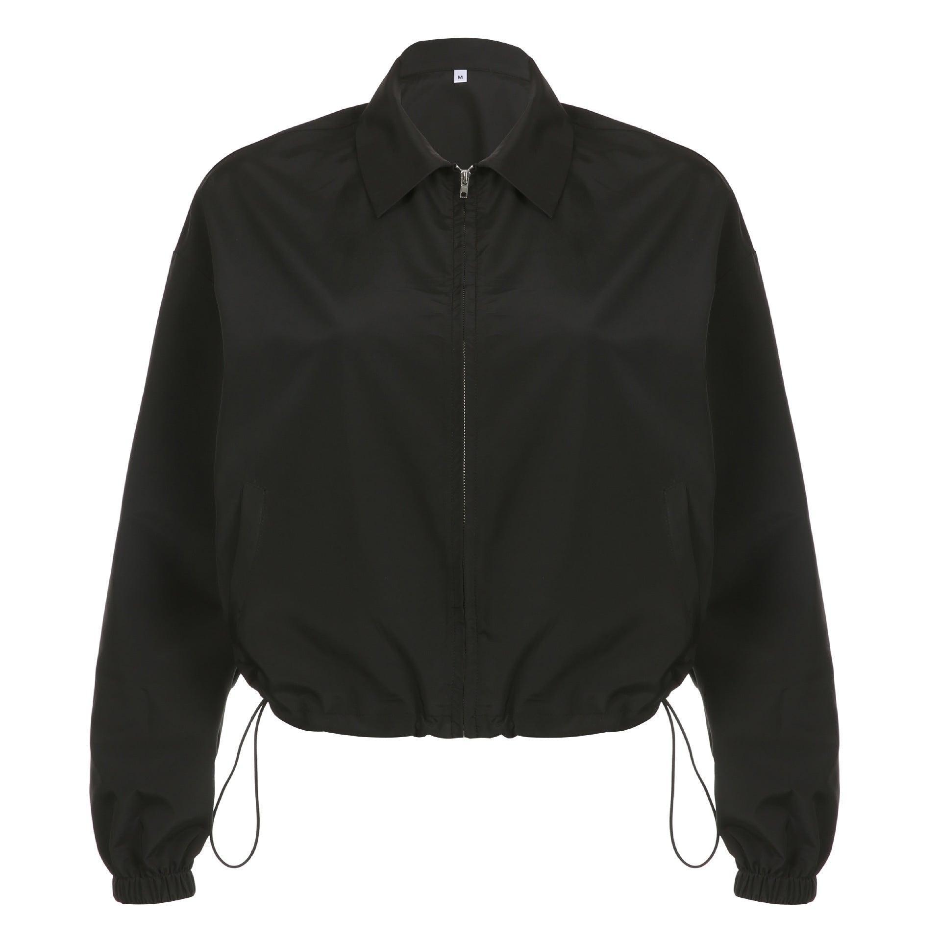 Solid Color Loose Casual Thin Coat - MRC STORETopMRC STORESolid Color Loose Thin Turn - down Collar Casual Coat - MRC STOREMRC STORECJYD179686603CXBlackL