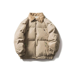 American Retro Pure Color Short Down Coat - MRC STORETopMRC STOREAmerican Retro Pure Color Short Down Coat - MRC STOREMRC STORECJPK210977106FUBrownL