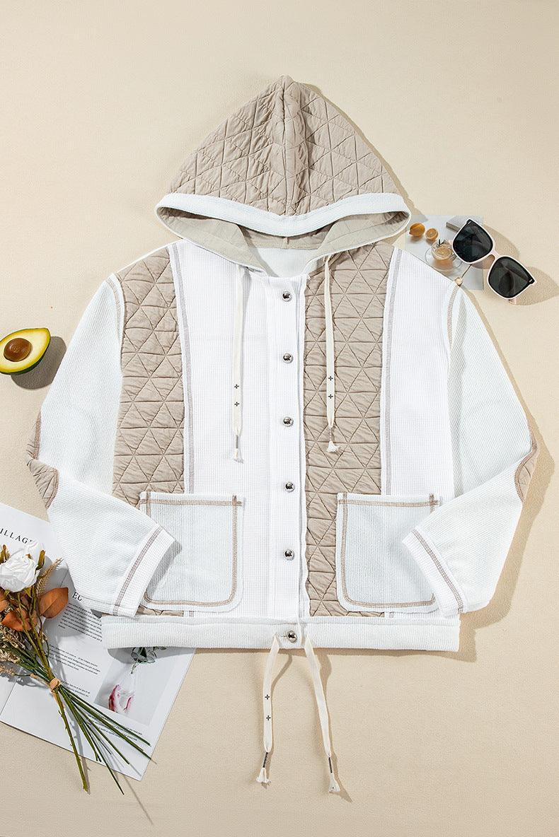 Texture Stitching Long Sleeved Casual Coat - MRC STORETopMRC STORETexture Stitching Long Sleeved Casual Coat - MRC STOREMRC STORECJYD213290403CXLC8513305P15L