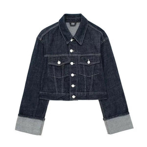 Hemming Sleeve Denim Jacket & Trousers Set - MRC STORETopMRC STOREWomen's Hemming Sleeve Denim Jacket Coat & Trousers Set - MRC STOREMRC STORECJLS206111608HSPantsL