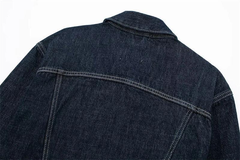 Hemming Sleeve Denim Jacket & Trousers Set - MRC STORETopMRC STOREWomen's Hemming Sleeve Denim Jacket Coat & Trousers Set - MRC STOREMRC STORECJLS206111604DWTopL