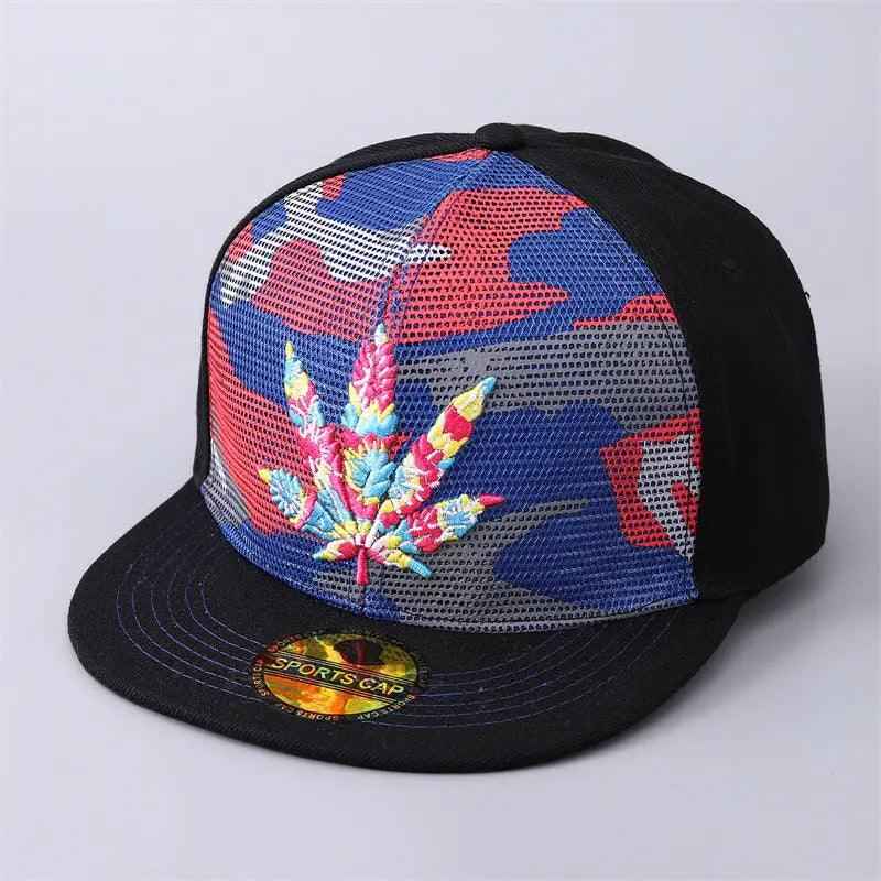Maple Leaf Camouflage Cap - MRC STOREAccessoriesMy StoreMaple Leaf Camouflage CapMRC STORECJBQ200426701AZRed And BlueAdjustable