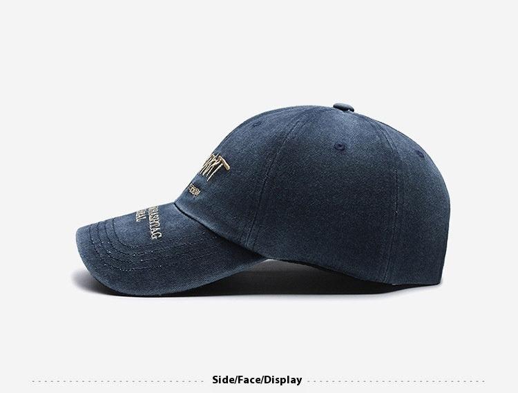 Distressed Baseball Cap – Embroidered Cotton - MRC STOREAccessoriesMy StoreFaded Washed Distressed Baseball Cap –Unisex Cap Embroidered Letters, Adjustable Cotton Cap for All Seasons - MRC STOREMRC STORECJBQ210560902BYPurplish BlueFree Size Adjustable