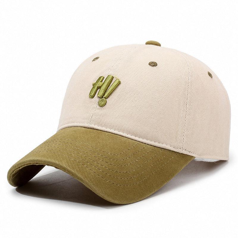 Beige adjustable color matching baseball cap from My Store, casual and versatile accessory for everyday wear.