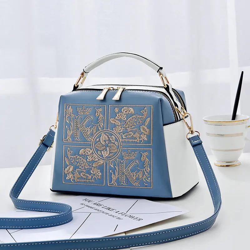 Embroidered Cross body Shoulder Bag - MRC STOREAccessoriesMy StoreEmbroidered Cross body Shoulder Bag - MRC STOREMRC STORECJNS185219202BYBlue And White