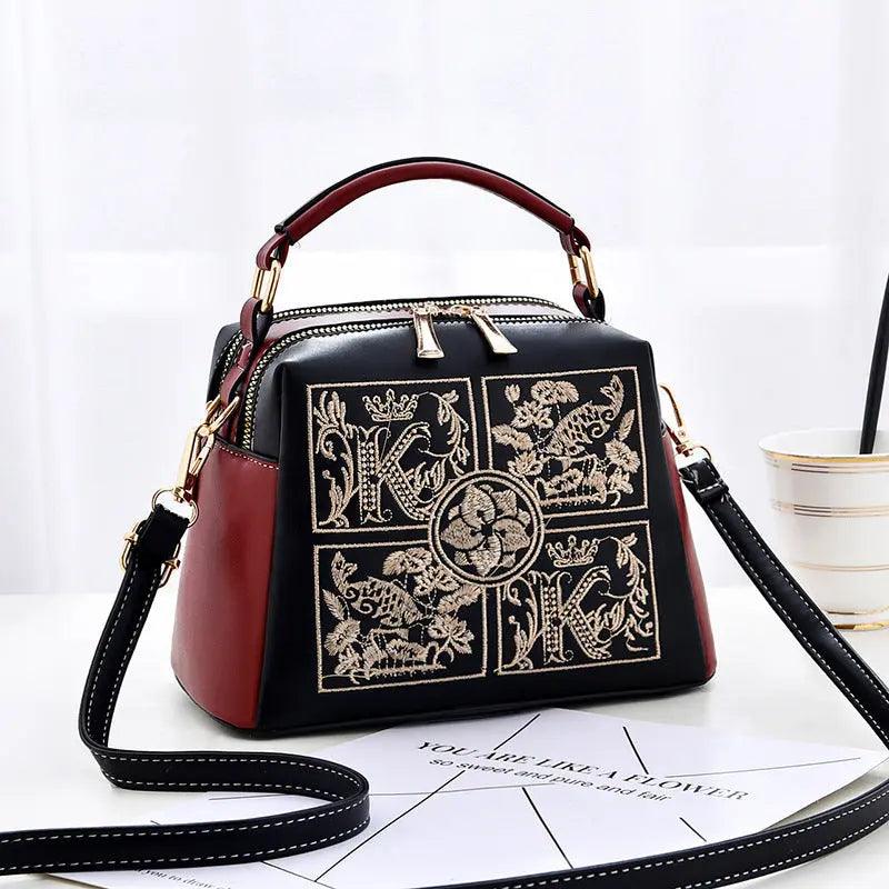Embroidered Cross body Shoulder Bag - MRC STOREAccessoriesMy StoreEmbroidered Cross body Shoulder Bag - MRC STOREMRC STORECJNS185219205EVKhaki And Red