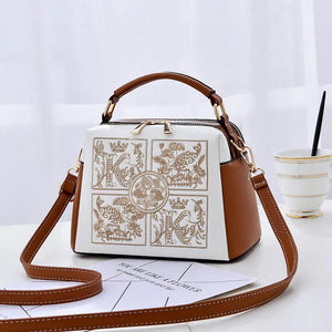 Embroidered Cross body Shoulder Bag - MRC STOREAccessoriesMy StoreEmbroidered Cross body Shoulder Bag - MRC STOREMRC STORECJNS185219204DWWhite And Brown