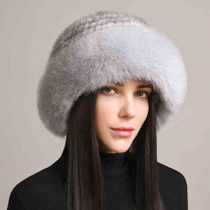 Luxurious Winter hat Mink Hair Hat - MRC STOREAccessoriesMy StoreLuxurious Women's Winter hat Mink Hair Hat – Elegant and Warm - MRC STOREMRC STORECJMZ222700507GTSapphire grey