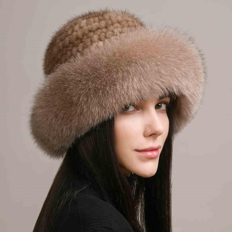 Luxurious Winter hat Mink Hair Hat - MRC STOREAccessoriesMy StoreLuxurious Women's Winter hat Mink Hair Hat – Elegant and Warm - MRC STOREMRC STORECJMZ222700501AZLight tan