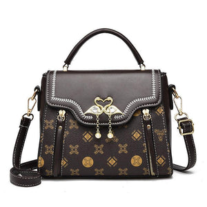Retro Women’s Shoulder Bag – Printed PVC - MRC STOREAccessoriesMy StoreElegant European Retro Shoulder Bag with Gold Flamingo Detail and Printed Design - MRC STOREMRC STORECJNS216525003CXGreen