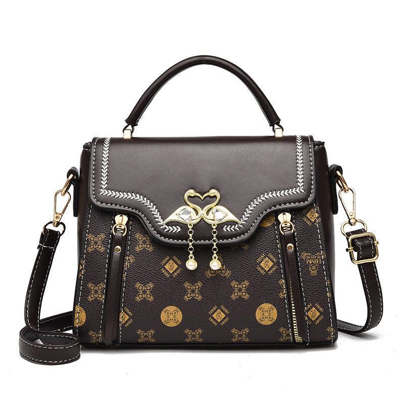Retro Women’s Shoulder Bag – Printed PVC - MRC STOREAccessoriesMy StoreElegant European Retro Shoulder Bag with Gold Flamingo Detail and Printed Design - MRC STOREMRC STORECJNS216525003CXGreen