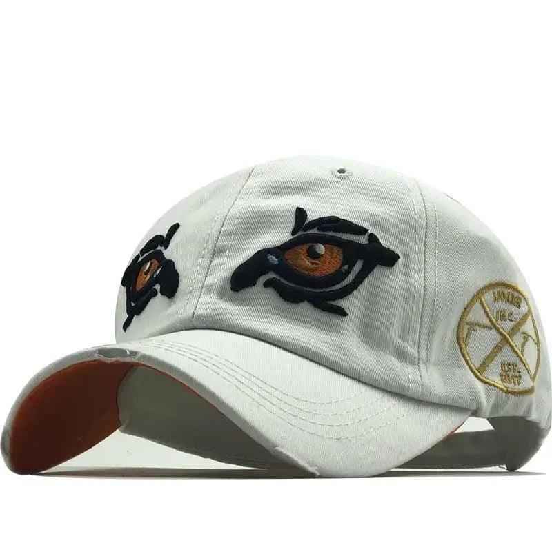 Eye Embroidered Cap - MRC STOREAccessoriesMy StoreEye Embroidered CapMRC STORECJBL111848502BYWhiteadjustable