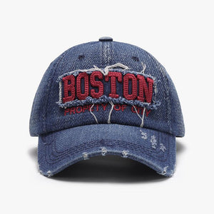 Men's black 3D embroidery soft peaked cap by My Store, adjustable cotton dome hat for outdoor wear and casual style.