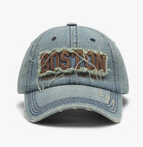 Men's black 3D embroidery soft peaked cap with adjustable cotton dome, ideal for outdoor wear and casual accessories.