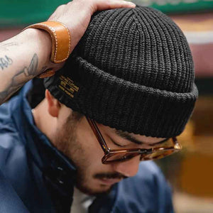 Vintage Knitted Beanie - MRC STOREAccessoriesMy StoreVintage Knitted BeanieMRC STORECJBN157279001AZBlackAdjustable