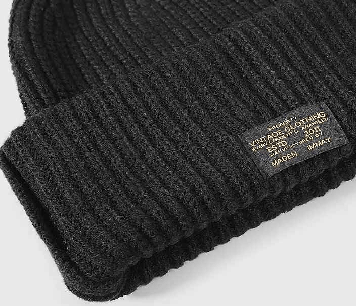Vintage Knitted Beanie - MRC STOREAccessoriesMy StoreVintage Knitted BeanieMRC STORECJBN157279001AZBlackAdjustable