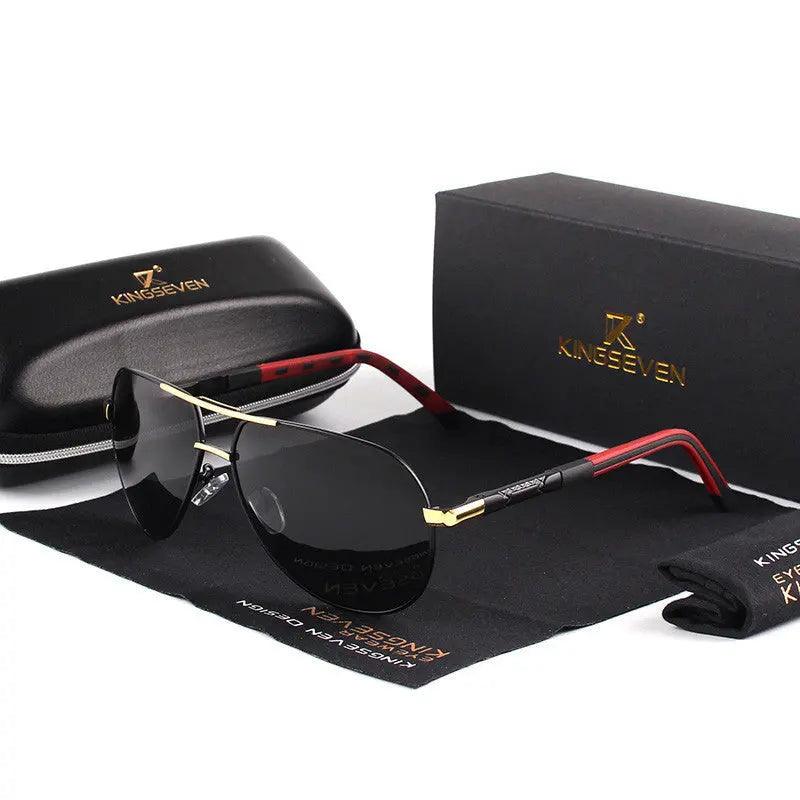Polarized Unisex Sunglasses with Silicone and Aluminum Alloy Frame - MRC STOREAccessoriesMy StorePolarized Unisex Sunglasses with Silicone and Aluminum Alloy Frame - MRC STOREMRC STORECJCF114697602BYBlack gold