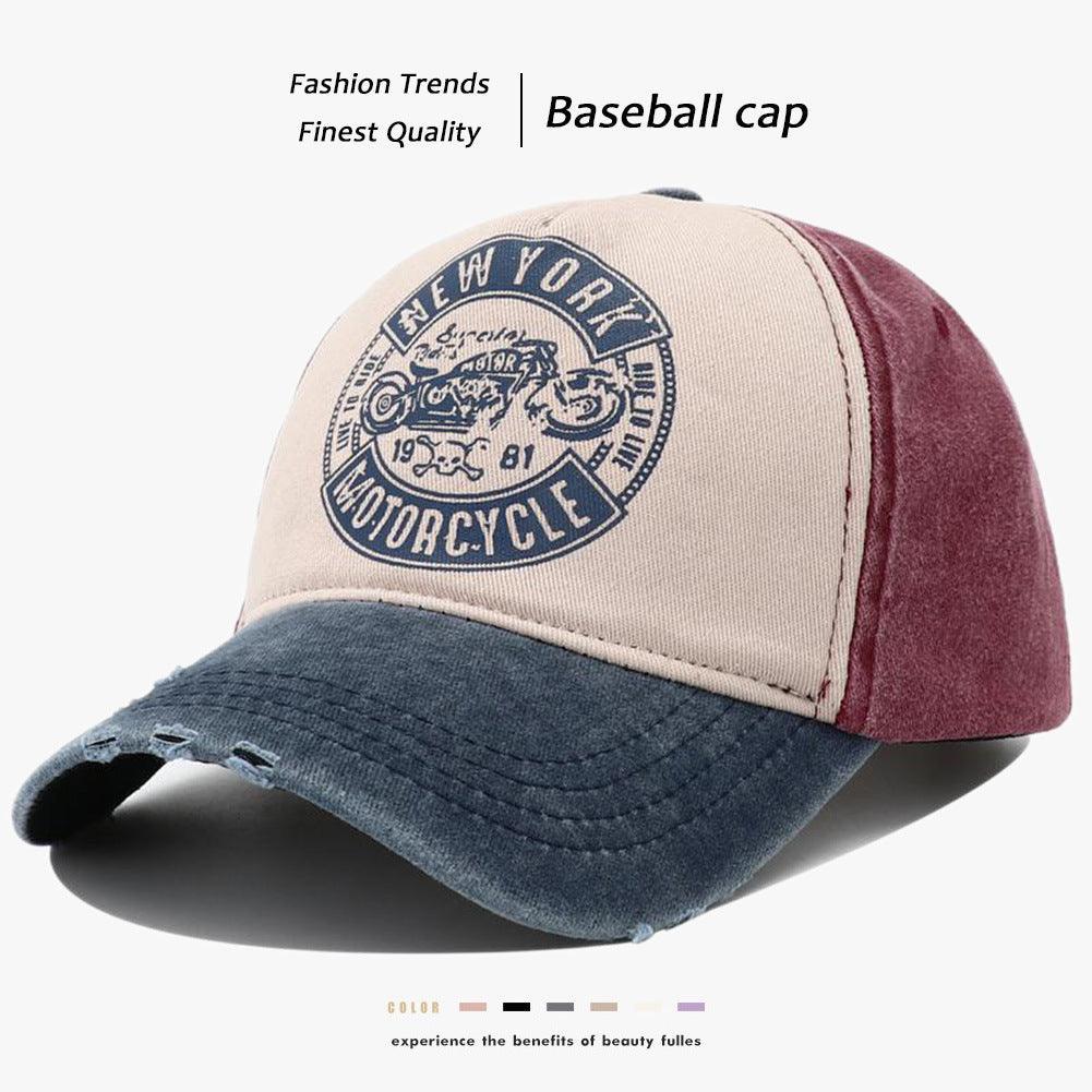 New York Motorcycle Printed Peaked Cap - MRC STOREAccessoriesMy StoreNew York Motorcycle Printed Peaked Cap - MRC STOREMRC STORECJBQ213225103CXNavy Blue BrimAdjustable