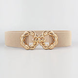 Decoration Round Metal Button down Belt - MRC STOREAccessoriesMy StoreDecoration Round Metal Button down Belt - MRC STOREMRC STORECJYD1684278-KhakiKhaki