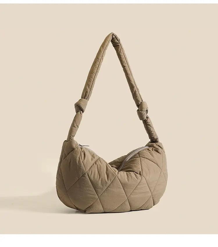 Down Cotton Rhombus Crossbody Bag - MRC STOREAccessoriesMy StoreDown Cotton Rhombus Crossbody Bag - MRC STOREMRC STORECJNS189125901AZBlack