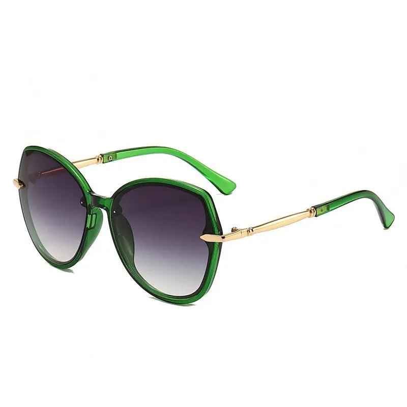 Oval Sunglasses UV400 - MRC STOREAccessoriesMy StoreOval Sunglasses UV400MRC STORECJCF206536904DWGreen Frame Double Gray Piece