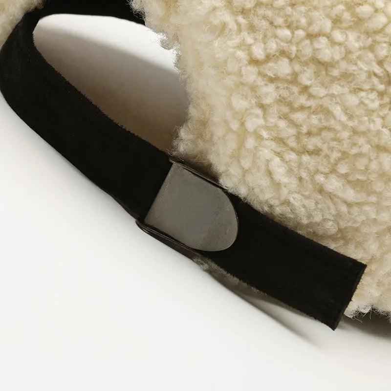 Teddy Plush Wool Hat - MRC STOREAccessoriesMy StoreTeddy Plush Wool HatMRC STORECJBQ192406602BYWhite With BlackFree Size