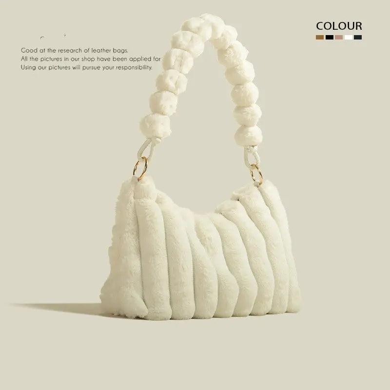 High Grade Plush Shoulder Bag - MRC STOREAccessoriesMy StoreHigh Grade Plush Shoulder Bag - MRC STOREMRC STORECJNS189824801AZWhite