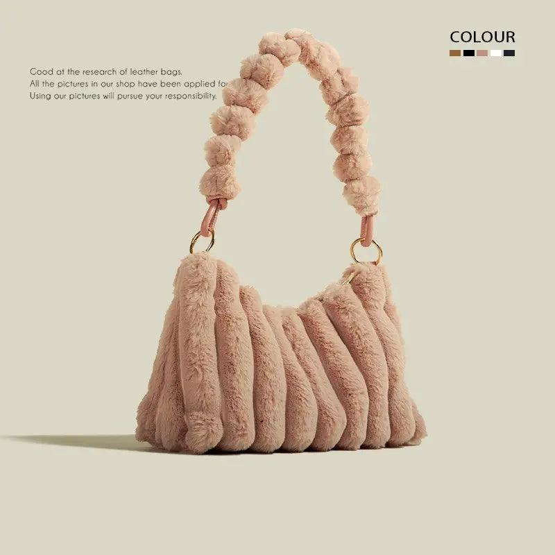 High Grade Plush Shoulder Bag - MRC STOREAccessoriesMy StoreHigh Grade Plush Shoulder Bag - MRC STOREMRC STORECJNS189824804DWPink