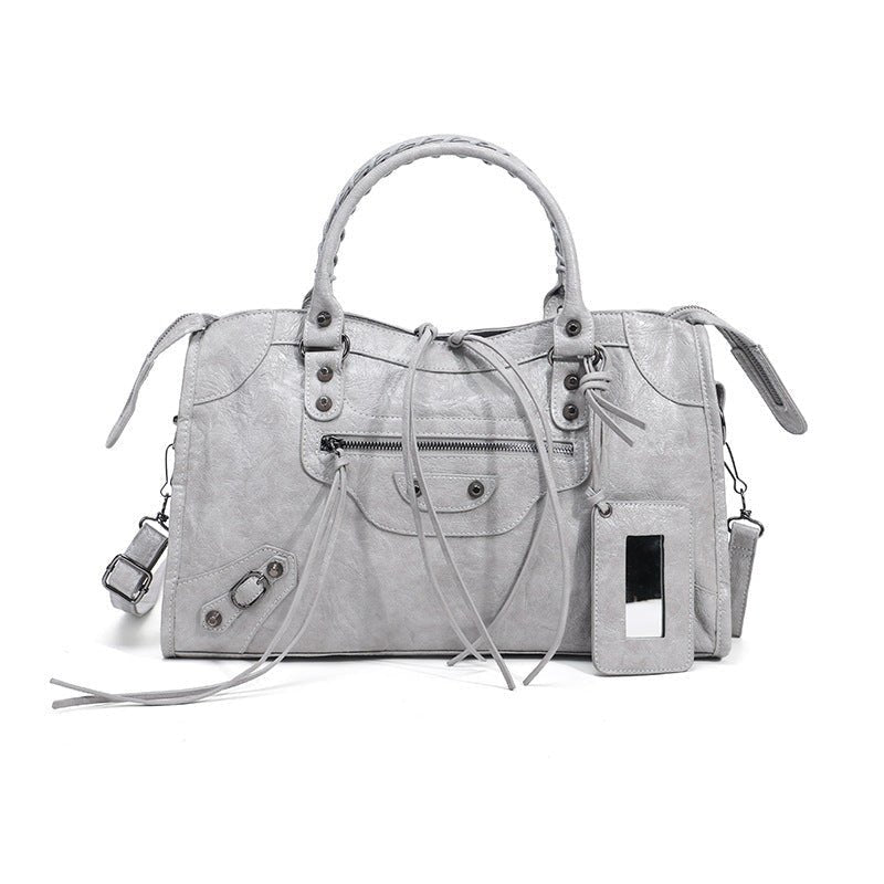 Women’s Tassel Motorcycle Crossbody Bag - PU Leather - MRC STOREAccessoriesMy StoreWomen’s Tassel Motorcycle Crossbody Bag - PU Leather My Store  90.00MRC STORECJNS244584702BYLight greyLarge size