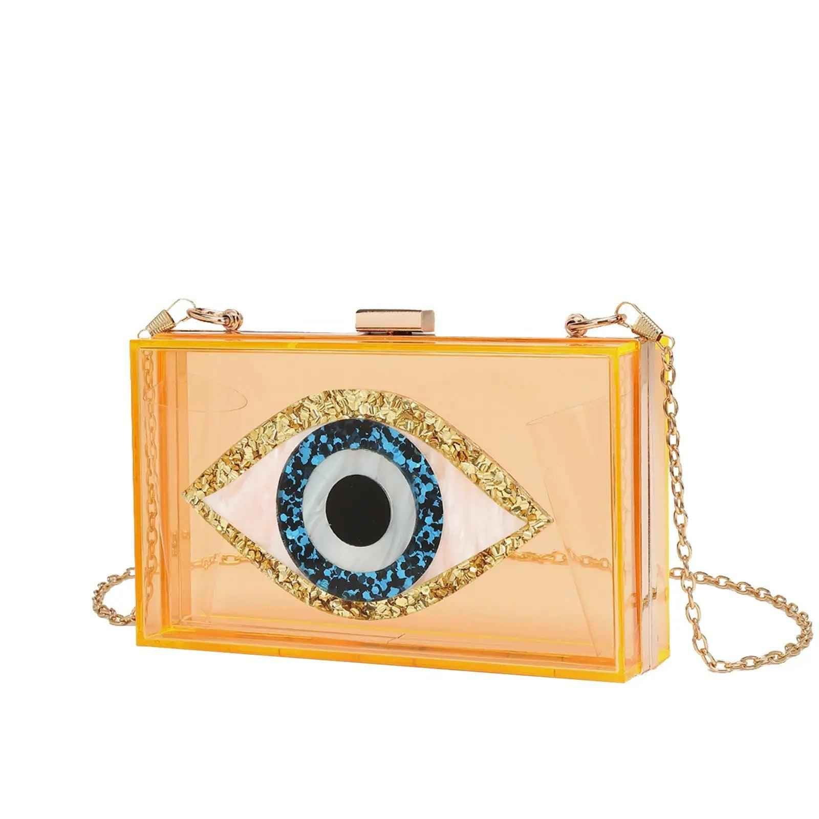 Luxury White Marbled Acrylic Clutch with Evil Eye Chain – Designer Summer Handbag - MRC STOREAccessoriesMy StoreLuxury White Marbled Acrylic Clutch with Evil Eye Chain – Designer Summer HandbagMRC STORECJYD203637406FUOrange