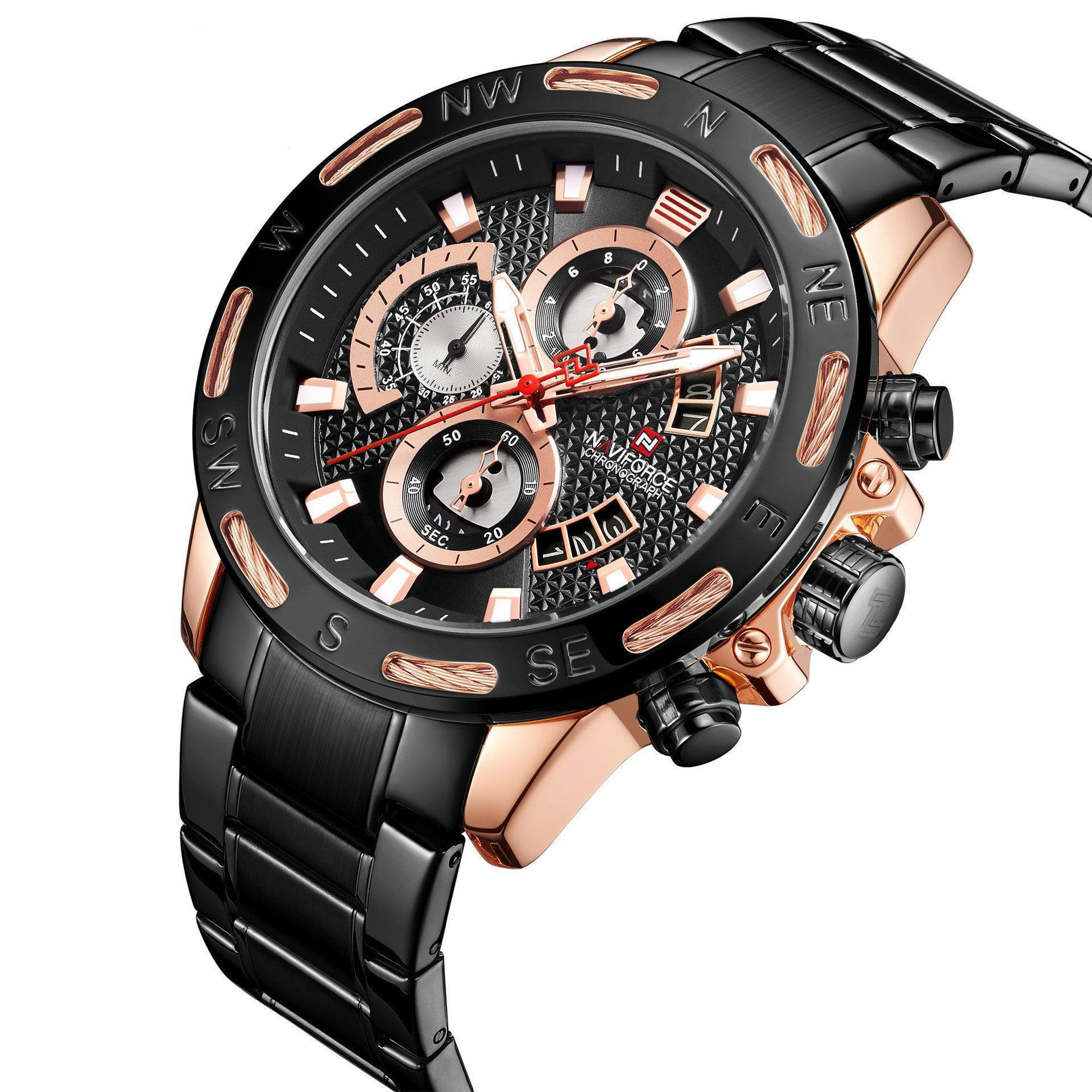 NaviForce NF9165 Multifunctional Waterproof Quartz Watch - MRC STOREAccessoriesMy StoreNaviForce NF9165 Multifunctional Waterproof Quartz Watch - MRC STOREMRC STORECJZBNSSY01321-BlackBlack