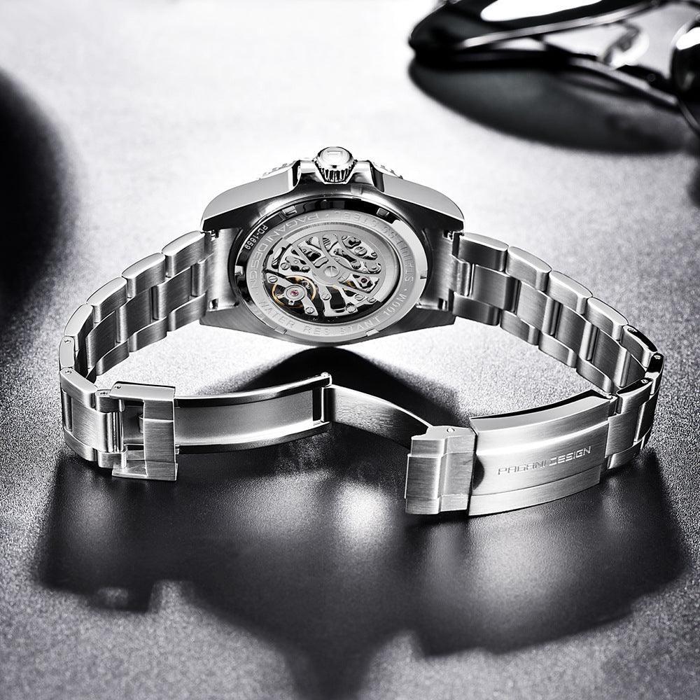Pagani Design PD - 1859 Luminous Steel Watch - MRC STOREAccessoriesMy StorePagani Design PD - 1859 Steel Band Mechanical Watch - Luminous & Waterproof - MRC STOREMRC STORECJZBNSJX00678-BlueBlue