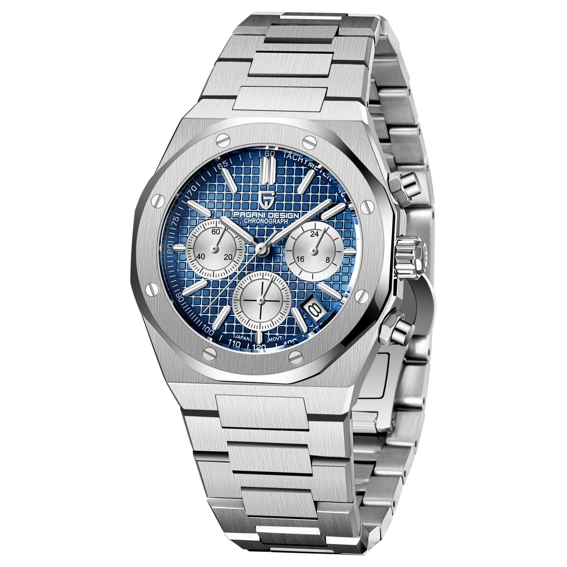 Pagani Design PD1707 Men's Quartz Chronograph - Precision and Style - MRC STOREAccessoriesMy StorePagani Design PD1707 Men's Quartz Chronograph - Precision and Style - MRC STOREMRC STORECJSY139955502BYBlue