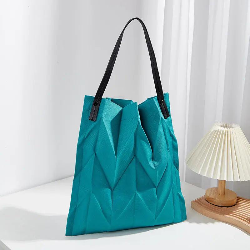 Pleated Shoulder Lightweight Bucket Bag - MRC STOREAccessoriesMy StorePleated Shoulder Lightweight Bucket Bag - MRC STOREMRC STORECJNS184009404DWGreen
