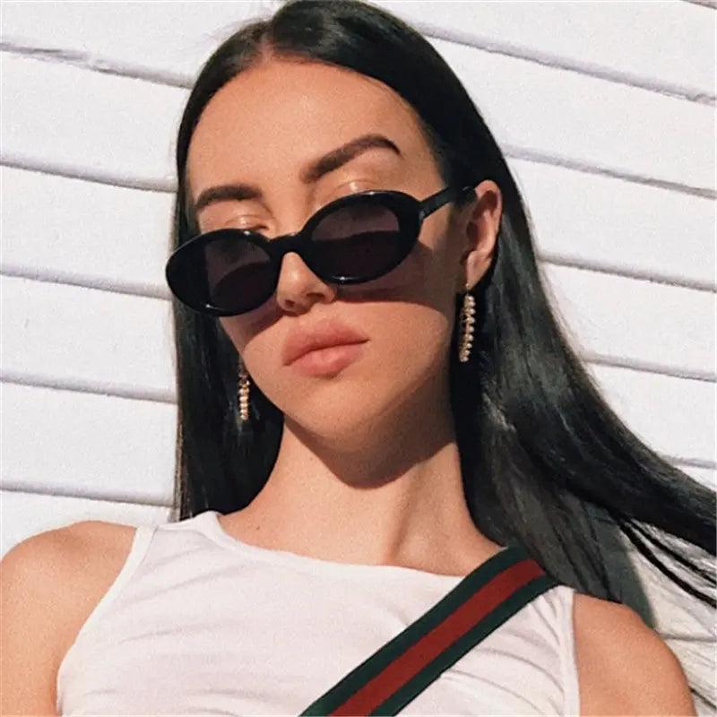 Retro Oval Sunglasses - MRC STOREAccessoriesMy StoreRetro Oval Sunglasses - MRC STOREMRC STORECJYJ111909501AZBlack
