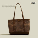 Rhombus Simple Tote Bag Women - MRC STOREAccessoriesMy StoreRhombus Simple Tote Bag Women - MRC STOREMRC STORECJNS189828703CXBrown