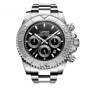 LOREO Automatic Mechanical Watch 2024 Sports - 200m Water Resistant - MRC STOREAccessoriesMy StoreLOREO Automatic Mechanical Watch 2024 Sports - 200m Water Resistant - MRC STOREMRC STORECJZBNSSY01816-Black steelBlack steel