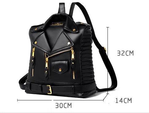 Trendy Leather Textured Jacket Backpack - MRC STOREAccessoriesMy StoreTrendy Leather Textured Jacket Backpack - MRC STOREMRC STORECJNS192752202BYPink