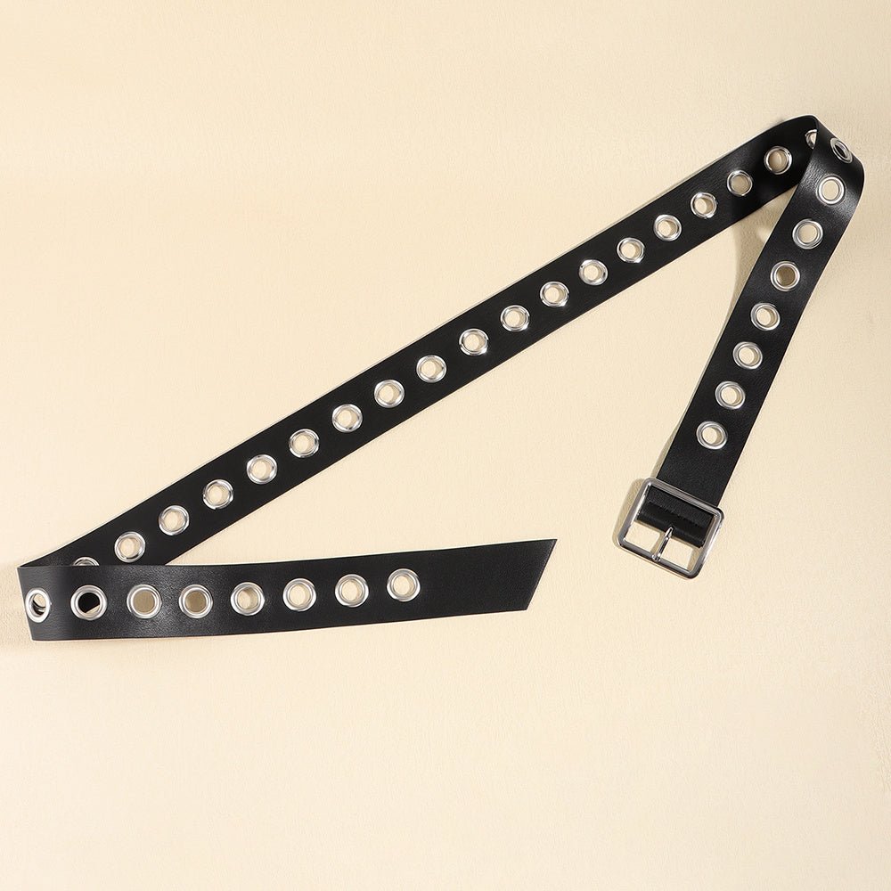 Unisex Punk Belt - Hollow PU Fashion - MRC STOREAccessoriesMy StoreUnisex Punk Belt - Hollow PU Fashion My Store MRC STORECJYD197647201AZBLACK
