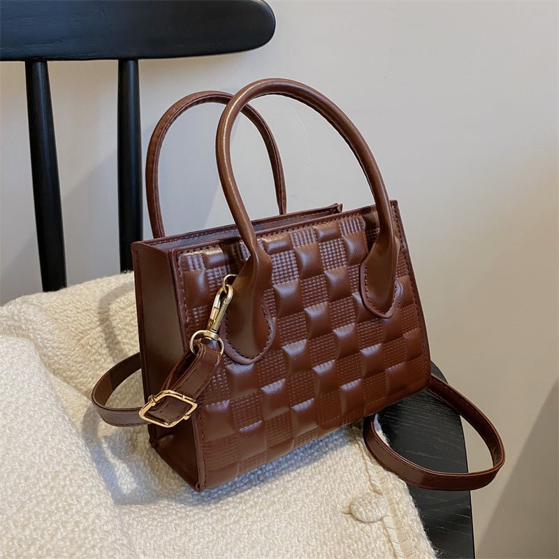 Women’s Crossbody Bag - Retro Square Checkered - MRC STOREAccessoriesMy StoreWomen’s Crossbody Bag - Retro Square Checkered My Store MRC STORECJNS235563605EVBlack