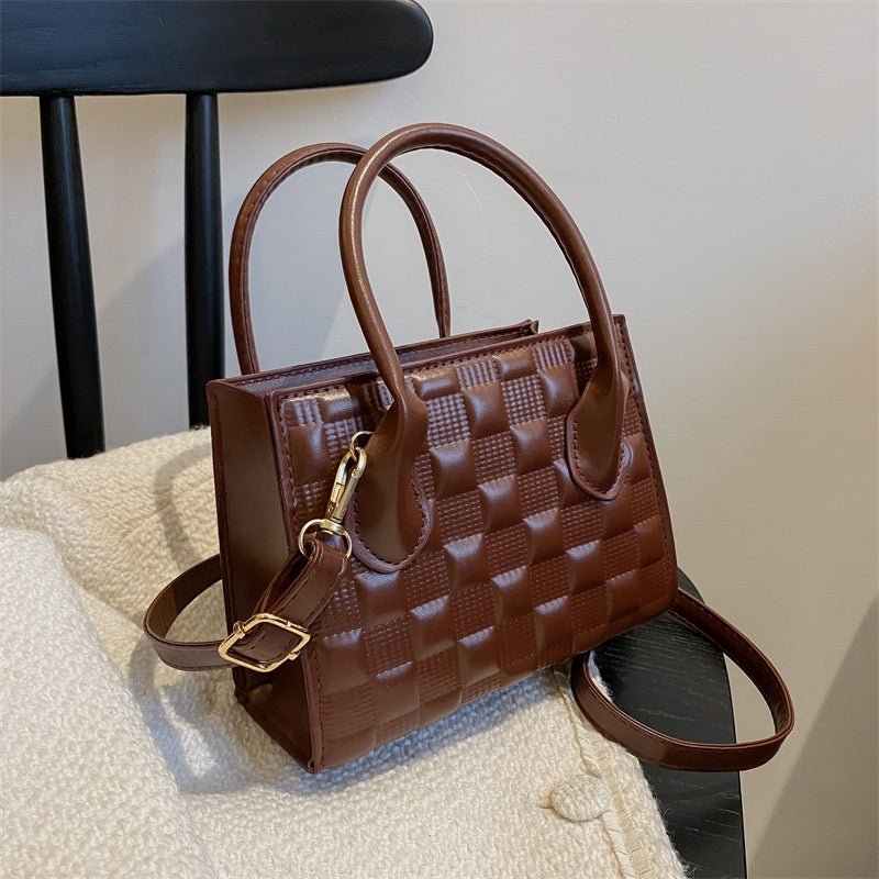 Women’s Crossbody Bag - Retro Square Checkered - MRC STOREAccessoriesMy StoreWomen’s Crossbody Bag - Retro Square Checkered My Store  21.51MRC STORECJNS235563606FUDark Brown