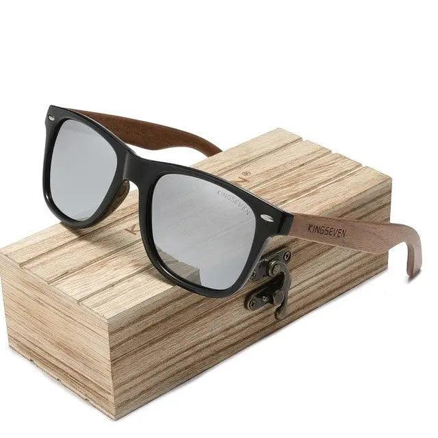 Black sports sunglasses with cool round design, stylish accessories from My Store, featuring sleek, modern eyewear.
